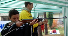 Pellet gun shooting