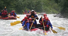 White water rafting /  canoeing
